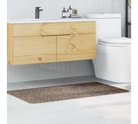 vidaXL Tappetino da Bagno Moderno Marrone 70 x 120 cm Antiscivolo Morbido in Poliestere per Uso Interno Design Elegante Confortevole e Facile da Pulire Tappeti Rettangolari Lavabili in Lavatrice
