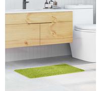 vidaXL Tappetino da bagno antiscivolo Verde 50 x 80 cm PP