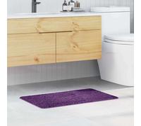 vidaXL Tappetino da bagno antiscivolo Viola 50 x 80 cm PP
