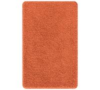 vidaXL Tappetino da Bagno Minimalista in Cotone Antiscivolo Arancione 50 x 80 cm Lavabile in Lavatrice per Uso in Bagno Tappeto Morbido e Confortevole