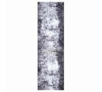 vidaXL Tappetino da cucina in velluto Grigio Bianco Antiscivolo 45 x 150cm. Ha una texture moderna e vellutata, è per uso interno, lavabile in lavatrice e assorbe acqua e sporco. È comodo contro la