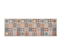 vidaXL Tappetino da Cucina Lavabile Mosaico a Colori 60x300 cm