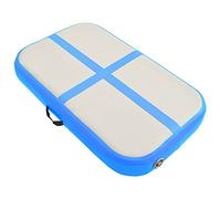 vidaXL Tappetino da Ginnastica Gonfiabile con Pompa Materassino Gioco Lettino Sport Attrezzature Ginnastica Attrezzi 60x100x20cm PVC Blu
