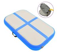 vidaXL Tappetino Ginnastica Gonfiabile con Pompa 60x100x20 cm PVC Blu