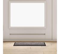 vidaXL Tappetino Grigio chiaro 60 x 40 x 1.2 cm Tessuto Teddy