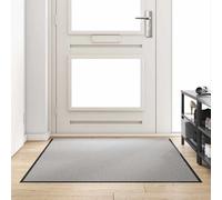 vidaXL Tappetino Grigio e Nero 120 x 180 cm Polipropilene e vinile