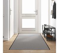 vidaXL Tappetino Grigio e Nero 120 x 350 cm Polipropilene e vinile