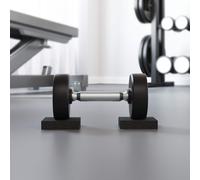 vidaXL Tappetino in Gomma 25 pcs Nero 9 x 6 x 2 cm Gomma