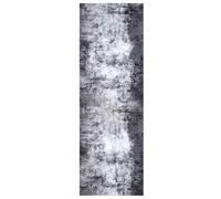 vidaXL Tappetino in Velluto Grigio Concreto per Cucina - 60 x 180 cm - Antiscivolo - Lavabile in Lavatrice - Soffice e Imbottito - Per Decorazione Interna - Texture Moderna e Confortevole - Comfort a