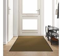 vidaXL Tappetino Marrone e Nero 120 x 250 cm Poliammide e PVC