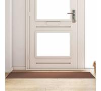 vidaXL Tappetino Marrone e Nero 60 x 180 cm Polipropilene e vinile