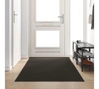 vidaXL Tappetino Nero 120 x 300 cm Polipropilene e vinile