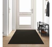 vidaXL Tappetino Nero 120 x 350 cm Polipropilene e vinile