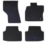 vidaXL Tappetino per Auto 4 pcs Nero adatto per sedile LEON 2020-