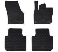 vidaXL Tappetino per Auto 4 pcs Nero adatto per Škoda KODIAQ TDI 2024-