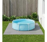 Tappetino per piscina 12 pz Grigio 4,32 m² Schiuma EVA