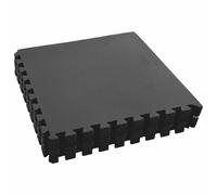 vidaXL Tappetino per piscina 12 pz Nero 4,32 ㎡ Schiuma EVA