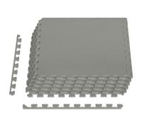 vidaXL Tappetino per piscina 6 pz Grigio 2,16 m² Schiuma EVA