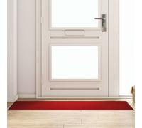vidaXL Tappetino Rosso e Nero 60 x 180 cm 100% Poliammide