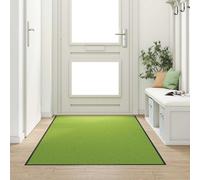 vidaXL Tappetino Verde e Nero 120 x 300 cm Poliammide e PVC