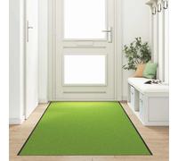 vidaXL Tappetino Verde e Nero 120 x 350 cm 100% Poliammide