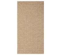 vidaXL Tappeto 80x150 cm Aspetto Iuta per Interni ed Esterni, moquette, zerbino, tappeto per pavimenti, tappeto per esterni, tappetino