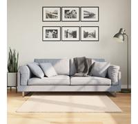 vidaXL Tappeto a Pelo Corto HUARTE Morbido e Lavabile Beige 120x120 cm