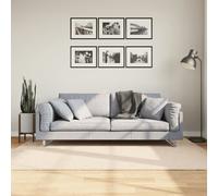 vidaXL Tappeto a Pelo Corto HUARTE Morbido e Lavabile Beige 140x200 cm