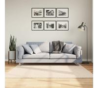 vidaXL Tappeto a Pelo Corto HUARTE Morbido e Lavabile Beige 160x160 cm