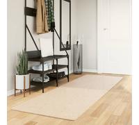 vidaXL Tappeto a Pelo Corto HUARTE Morbido e Lavabile Beige 80x250 cm