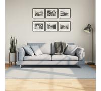 vidaXL Tappeto a Pelo Corto HUARTE Morbido e Lavabile Blu 140x200 cm