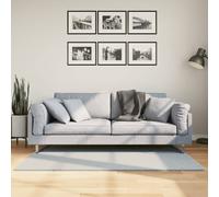 vidaXL Tappeto a Pelo Corto HUARTE Morbido e Lavabile Blu 80x150 cm