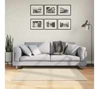 vidaXL Tappeto a Pelo Corto HUARTE Morbido e Lavabile Crema 120x120 cm