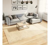 vidaXL Tappeto a Pelo Corto HUARTE Morbido e Lavabile Crema 240x340 cm