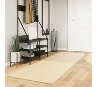 vidaXL Tappeto a Pelo Corto HUARTE Morbido e Lavabile Crema 80x250 cm