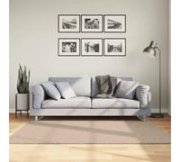 vidaXL Tappeto a Pelo Corto HUARTE Morbido e Lavabile Sabbia 160x160cm
