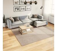 vidaXL Tappeto a Pelo Corto HUARTE Morbido e Lavabile Sabbia 240x240cm