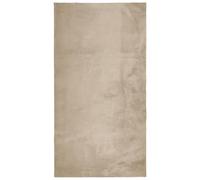 vidaXL Tappeto a Pelo Corto HUARTE Morbido e Lavabile Sabbia 80x150 cm
