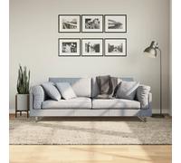 vidaXL Tappeto a Pelo Lucido Lungo ISTAN Effetto Beige 160x230 cm