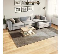vidaXL Tappeto a Pelo Lucido Lungo ISTAN Effetto Grigio 200x280 cm