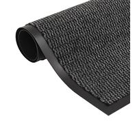 vidaXL Tappeto Antipolvere Trapuntato 40x60cm Antracite Puliscipiedi Zerbino