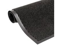 Tappeto antipolvere trapuntato rettangolare 90x150cm nero