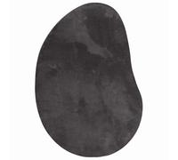 vidaXL Tappeto Antracite 80 x 150 cm Poliestere, Tappeto per Soggiorno, Design Moderno, Pieghevole, Base Antiscivolo, Materiale Poliestere, Grande per arredare