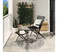 vidaXL Tappeto ARBIZU Interni e Esterni Design Vintage Ø 120 cm