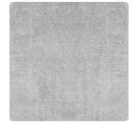 vidaXL Tappeto Area Moderno Quadrato Grigio Soggiorno e Camera da Letto 120 X cm Morbido al Tatto Polipropilene Antiscivolo Lavabile Durevole Elegante Rivestimento per Pavimenti Interno