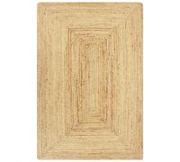 vidaXL Tappeto Artigianale in Juta Naturale 160x230 cm