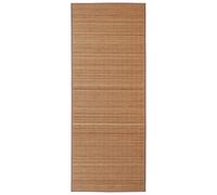 vidaXL Tappeto bambù Marrone Rettangolare 80 x 300 cm