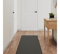 vidaXL Tappeto Corsia Aspetto Sisal Antracite 50x200 cm