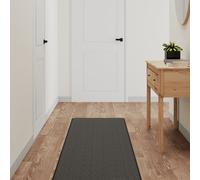 vidaXL Tappeto Corsia Aspetto Sisal Antracite 50x250 cm