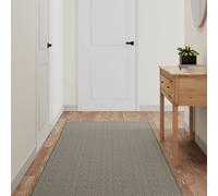vidaXL Tappeto Corsia Aspetto Sisal Argento 80x150 cm